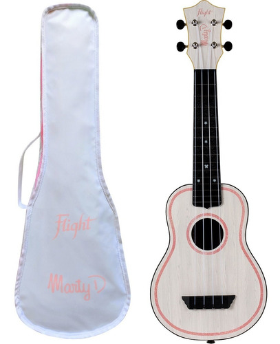 Flight Tus-marty Ukulele Ukelele Soprano Con Funda