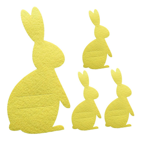 4 Uds. De Soportes Para Cubiertos Y Utensilios De Amarillo
