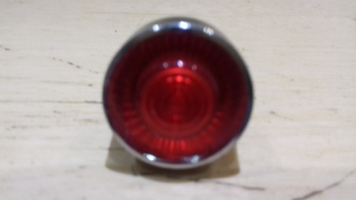 100 X Sinalizador Sinale Olho De Boi 24v Vermelha/ 100 Peças