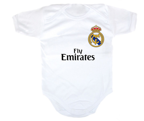 Pañalero Personalizado -pañalero Real Madrid Blanco Algodon