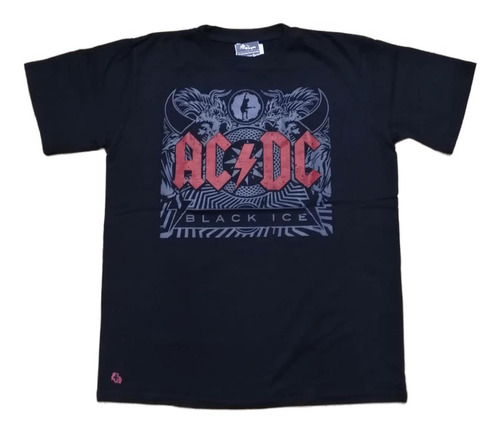 Camiseta Acdc 100% Algodón Música Rock And Roll Heavy Metal