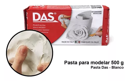 DAS Pasta para Modelar (Secado al Aire) - Blanca 1 Kg - Escultura &  Manualidades