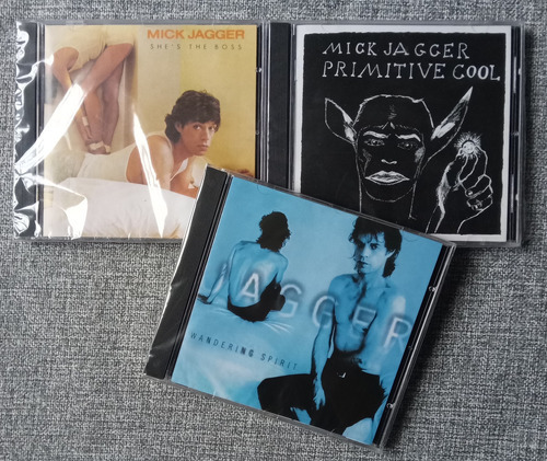 Lote 3 Cd Mick Jagger - Boss, Primitive Y Wandering Nuevos