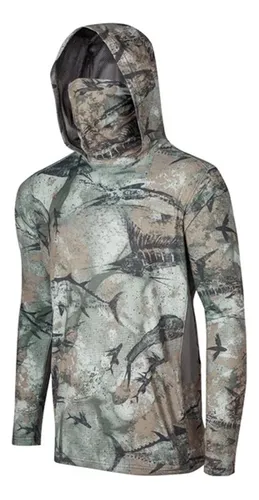 Camisas De Pesca Fish Apparel Upf 50+, Sudadera Con Capucha