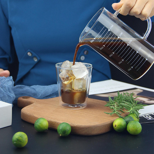 Vasos Transparentes De Doble Pared Resistentes Al 100ml