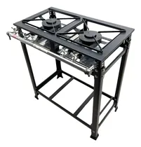 Comprar Fogão cooktop com alimentação gás - MR Fogões Fogão 2 bocas cor preto - 2 queimadores
