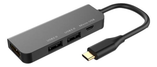 -c Estación De Acoplamiento, Usb3.0+usb2.0+micro-usb+, Compa