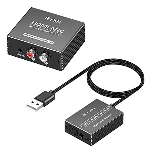 Extractor De Audio Hdmi Arc 192khz, Convertidor Adaptador De