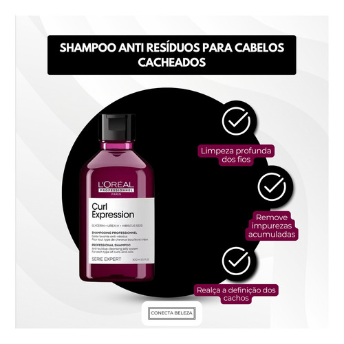 Shampoo Anti Resíduos Curl Expression L Oréal 300ml