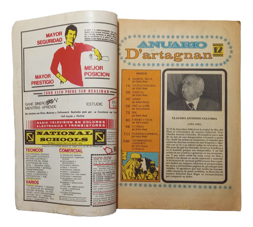 2 Revista D Artagnan. Anuario N° 12 Y N° 21. Ed. Columba (Usado)