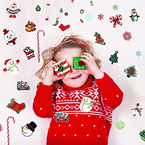 42 Piezas De Parches De Apliques De Hierro De Navidad, ...