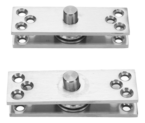 Juego De Bisagras Giratorias Para Puerta De 360°, Acero Inox