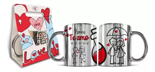 Taza Cromada Plateada Snoopy Personalizada Con Nombre - Mr. Raccoonink