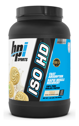 Bpi Sports Iso Hd 2 Lb  Vanilla Cookie Isolate Protein 