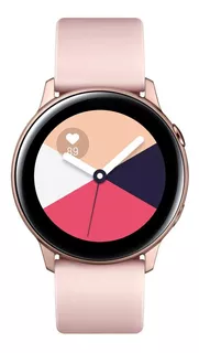 Samsung Galaxy Watch Active (Bluetooth) 1.1" caja 40mm de aluminio, malla de fluoroelastómero y bisel rose gold SM-R500