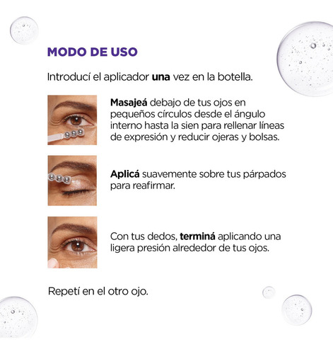 Serum de Ojos Revitalift Loreal Paris Ácido Hialurónico 20ml