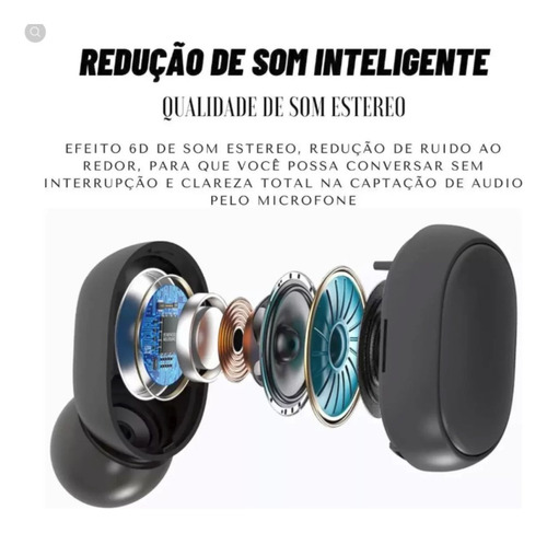 Fone Sem Fio Bluetooth Tws Para Galaxy S24 Fe