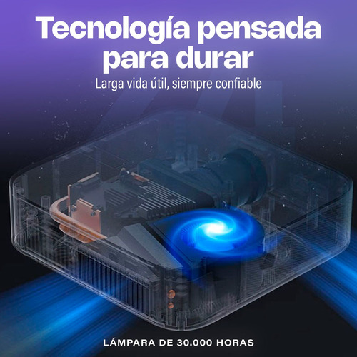 Proyector Portátil 4k A10 Con Bluetooth Wifi Andorid