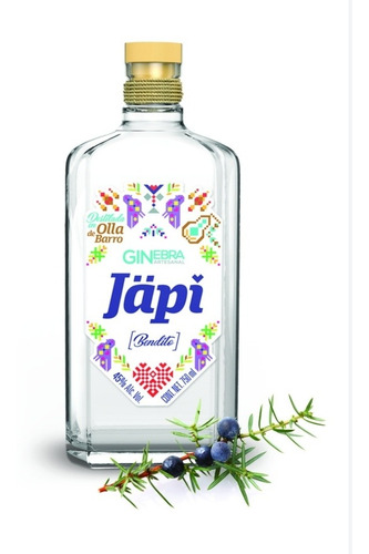 Ginebra Japi Mexicano Hidalgo 45° Artesanal Gin