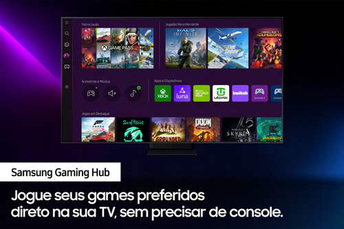 Smart TV de 65" Samsung Neo QLED 8K 65QN800B com tela QLED 8K - preto