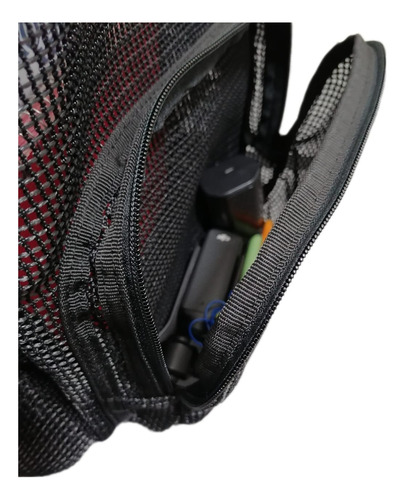 Mochila De Viaje De Malla Resistente Para Niñas Y Niños Negro Liso