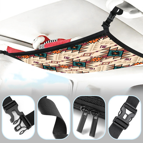 Red De Almacenamiento Para Techo De Coche Frezora 80x55 Cm