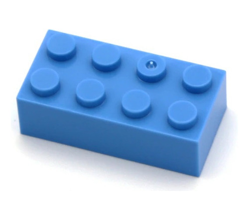 Imagen 1 de 2 de 40 Bloques Construccion Compatible Lego 4x2 Grueso Azul