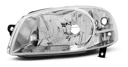 Imagen 2 de 10 de Optica Fiat Strada 10/18 Izquierdo Fondo Cromado