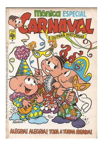 Hq Mônica Nº 8 - Carnaval E Outras Histórias