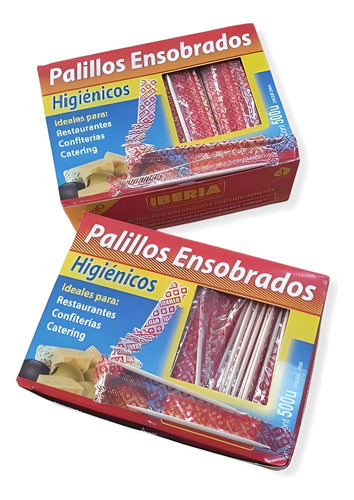 Escarbadientes Higiénicos Ensobrados Iberia X 500 Unidades