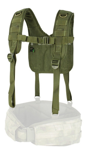 Tirantes Tacticos Condor Outdoor H-harness Original 215 Verd