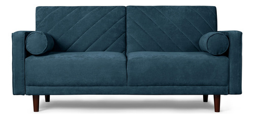 Sofá Cama Calandra Makora Beehive De Velvet Color Verde