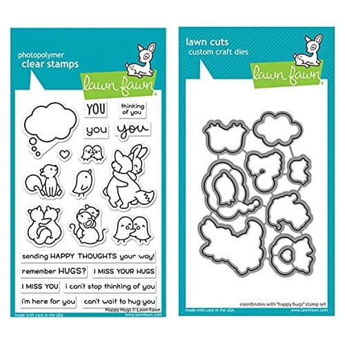 Juego De Sellos Transparentes  Happy Hugs  De 4 X6  Y T...