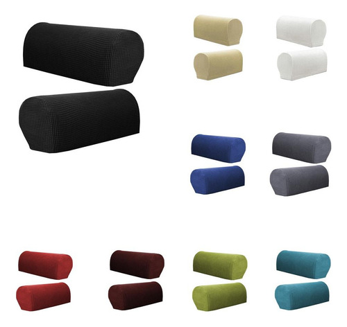 Sofá Elástico De 1 Par Franela Reposabrazos Sillón