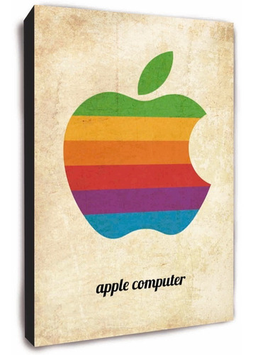 Cuadro De Apple Mac Estilo Vintage Para Colgar Y Decorar