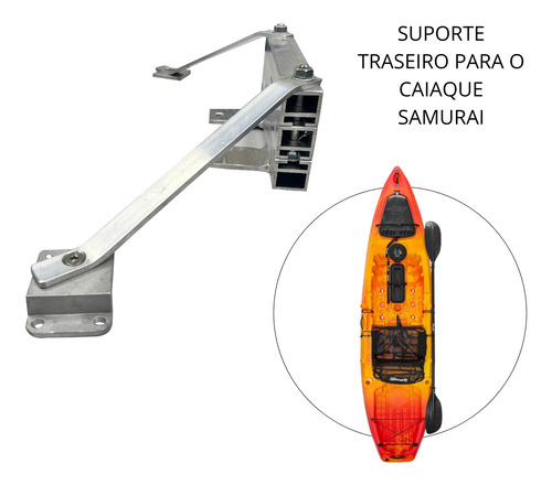Motor Jet Hel Cut Pantaneiro 3.5 + Haste P/ Caiaque Samurai