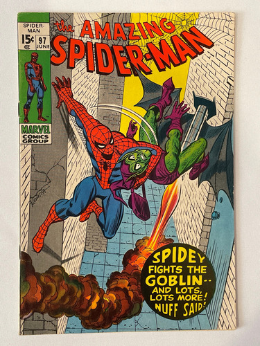 Amazing Spiderman #97 Marvel Comics 1971 Duende Verde Goblin (Usado)