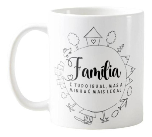 Caneca Presente Personalizado Para Presentear A Família