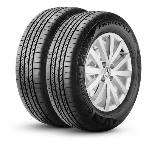 Kit 2 Pneus 205/65r15 Continental Powercontact 2 94t