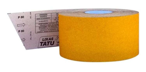 Imagem 1 de 3 de Lixa Resistente Tatu Uso Industrial Grao 036 E 100 Larg.15cm