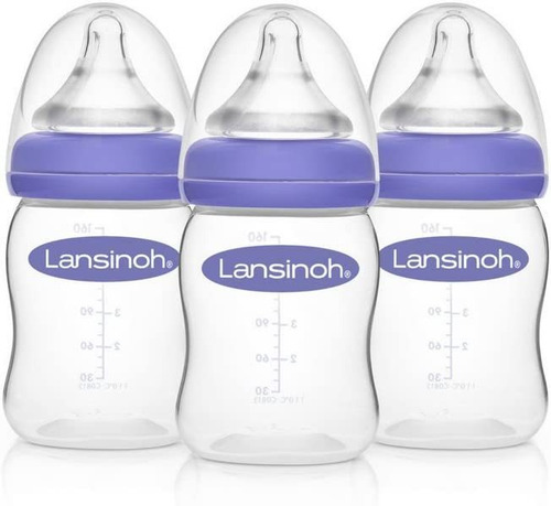 Lansinoh 3 Contenedores Leche Materna Botes Con Mamila 5onz
