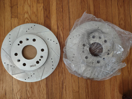 Powerstop Brake Discs 2-wheel Set Rear Ebr654xpr For 330 Jjc