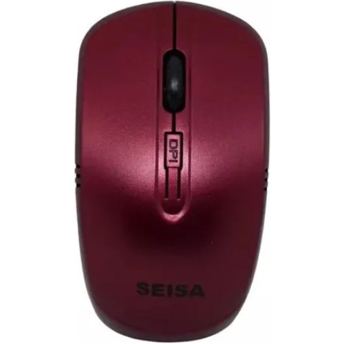 Mouse Inalambrico Seisa Dn-f6911 | 1600 Dpi | Usb 4.0 | Rojo