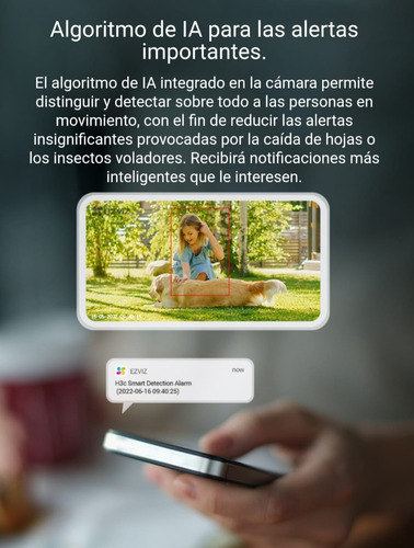 Cámara de seguridad Ezviz H3C con resolución de 2MP visión nocturna incluida blanca
