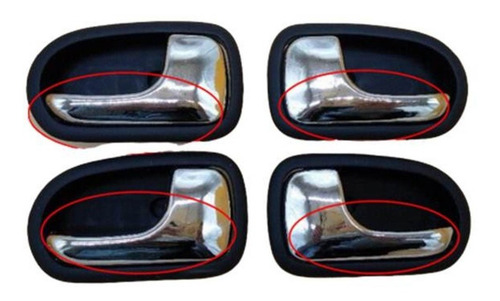 Manillas Cromadas Originales Mazda B2600 (Usado)
