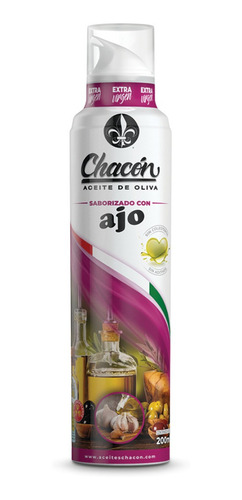 Aceite De Oliva Extra Virgen Con Ajo En Spray Chacon