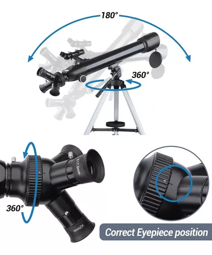 Telescopio Astronómico Hd Para Adultos Y Niños Principiantes