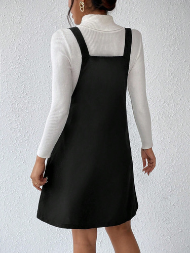 Shein Vestido Enterito Mujer Overol Jardinero Invierno