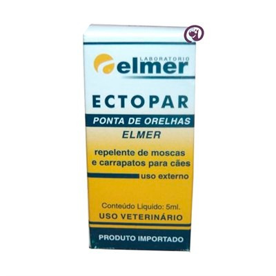 Ectopar Ponta De Orelha Cães 5ml - Lavizoo