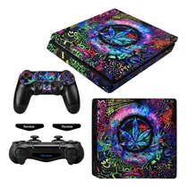 Comprar Pack Skins Ps4 Slim Y Controladores - Cannabis Psicodélico